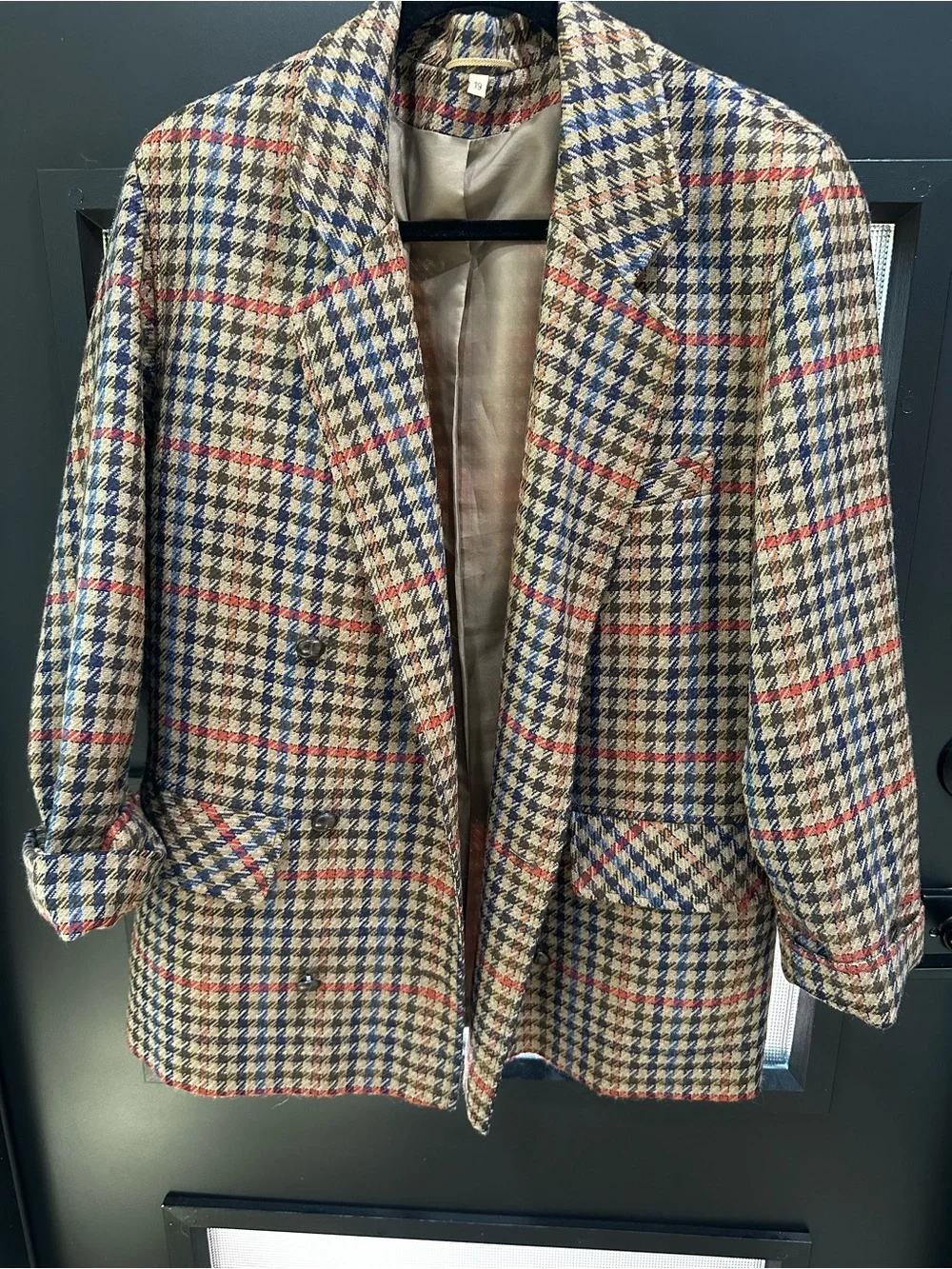 Women’s Houndstooth tailored blazer